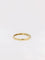 Bague 54 Demi alliance vintage or diamants jaunes 58 Facettes J184