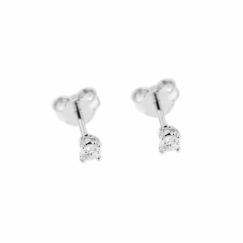 Boucles d'oreilles diamants 0,16 ct