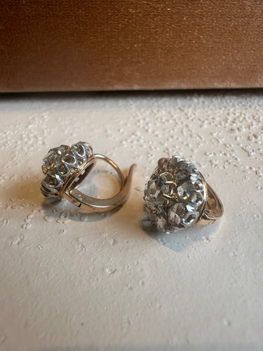 Boucles d'oreilles Victorian diamond earrings 58 Facettes
