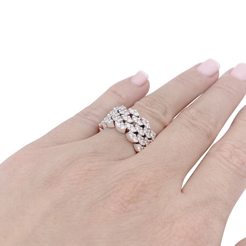 Bague 52 Bague Mauboussin "Je le veux" or blanc, diamants. 58 Facettes 33533