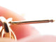 Boucles d'oreilles boucles d'oreilles POIRAY puces tresse or jaune diamants 58 Facettes 260895