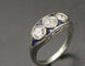 Bague Bague Homme Trilogie diamants saphirs Verneuil 58 Facettes A10587