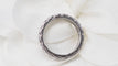Bague 51 Alliance américaine ancienne en platine et diamants 58 Facettes 31882