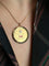 Pendentif Medaille Amour Augis JUMBO Plus qu'hier moins que demain or jaune diamants rubis 58 Facettes 1099.9