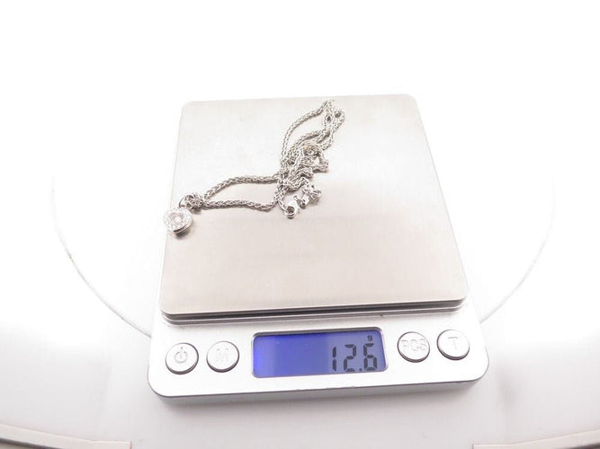 Collier collier CHOPARD happy diamonds or blanc 58 Facettes 258745