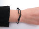 Bracelet bracelet CARTIER trinty 3 ors 18k b6016700 cordon noir 17 cm 58 Facettes 272865
