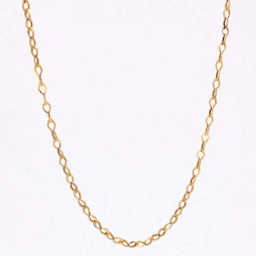 Collier Chaine ancienne maillons losangiques 58 Facettes 20-537