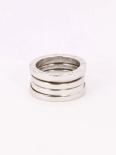 Bague BVLGARI - Bague B.zero1 Large or blanc 58 Facettes J532