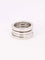 Bague BVLGARI - Bague B.zero1 Large or blanc 58 Facettes J532