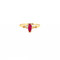 Bague Solitaire Or jaune et rubis 58 Facettes 72-GS38396-1