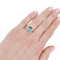52 Bague Pomellato, "Nudo Petit", or rose, or blanc, topaze bleue. 58 Facettes 34220