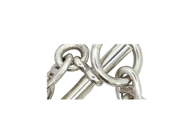 Collier Hermès - Chaîne d'ancre en argent 58 Facettes 25895