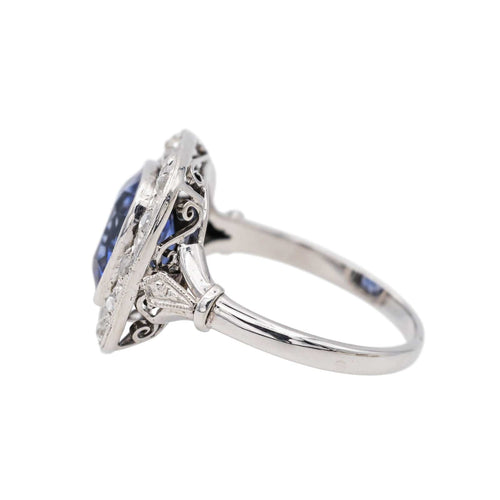 Bague 51 Bague Or blanc Saphir 58 Facettes 3332908CN
