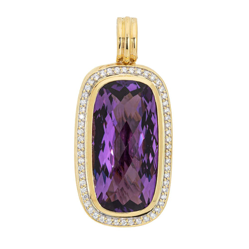 Pendentif DAVID YURMAN - Pendentif Diamant Améthyste Albion Enhancer Or 58 Facettes G8479