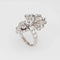 Bague 54 Bague Art Déco vintage en diamant 1 carat, taille 4,5, cocktail en grappe, bijou de succession raffiné 58 Facettes G13577