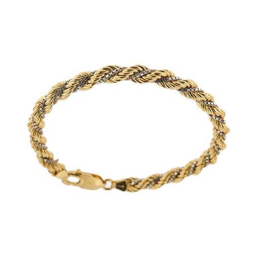 Bracelet Bracelet maille corde 58 Facettes 35510