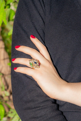 Bague 53 Bague Or jaune Saphir 58 Facettes 3311535CN