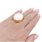 Bague 52 Bague Pomellato "Victoria" or jaune, cacholong. 58 Facettes 33869