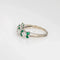 Bague 47 Bague Diamant Émeraude Bande Or Blanc 58 Facettes G13165