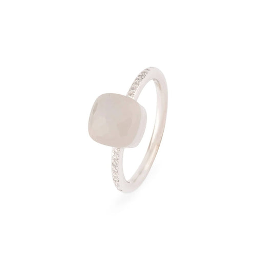 Bague 49 Bague or gris de la maison Pomellato,modèle Nudo 58 Facettes 1