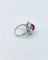Bague 55.5 Bague Cocktail Ovale en Or ornée d'un Rubis Cabochon et Diamant 58 Facettes A11146