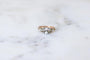 Bague 51 Bague Toi et Moi Diamants Or Rose Platine 58 Facettes