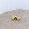 Bague Bague en or jaune diamants et saphir 58 Facettes 18689