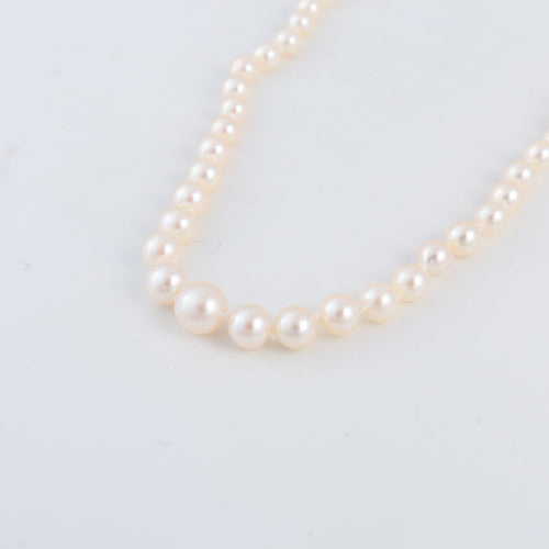 Collier Collier de perles de culture fermoir XIXème 58 Facettes