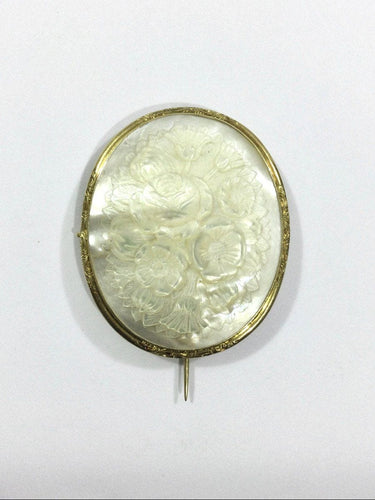 Pendentif Broche pendentif Or Et Nacre 58 Facettes 949001