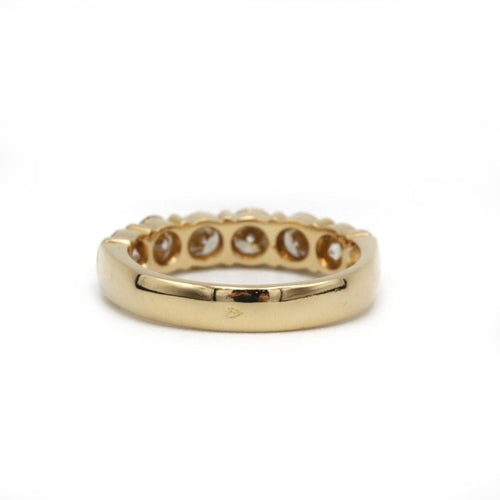 Bague 53 Demi Alliance - Or & Diamants 58 Facettes 250098R