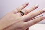 Bague Bague signée CLOZEAU Saphir cabochon 58 Facettes
