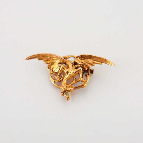 Broche Broche Chimère Art Nouveau 58 Facettes