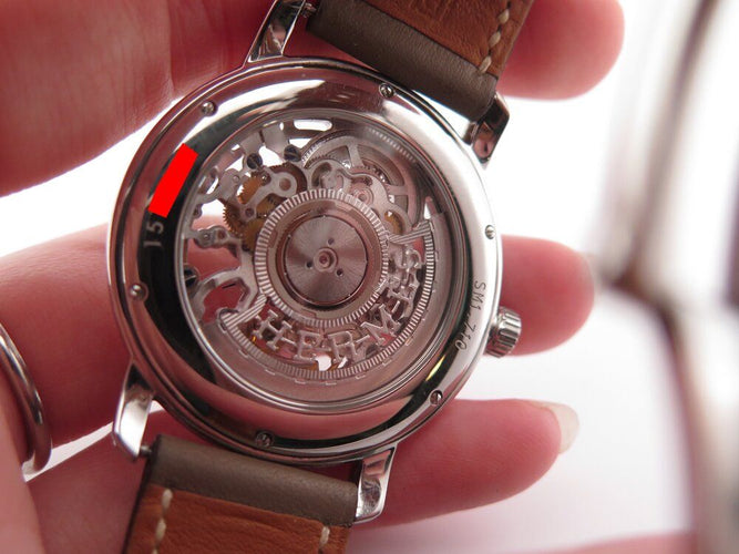 Montre montre HERMES sesame gm squelette sm1.710 36 mm automatique 58 Facettes 268223