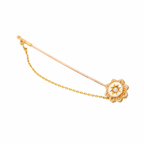 Broche Epingle Or rose, Or jaune Perle 58 Facettes 4036406CN