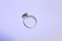 Bague 55 Bague Diamants et Emeraude 58 Facettes
