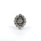 Bague 53 Bague en or blanc 18k et diamants 58 Facettes
