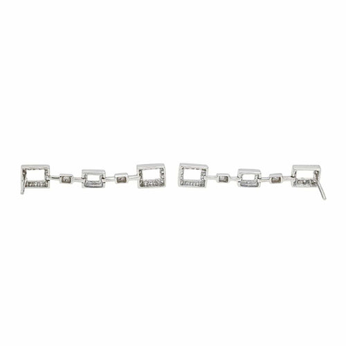 Boucles d'oreilles Boucles d'oreilles Or blanc Diamant 58 Facettes 3814807CN