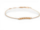 Bracelet bracelet VANESSA TUGENDHAFT 7 diamants 0.1ct prince3 17cm or rose 18k 58 Facettes 272155