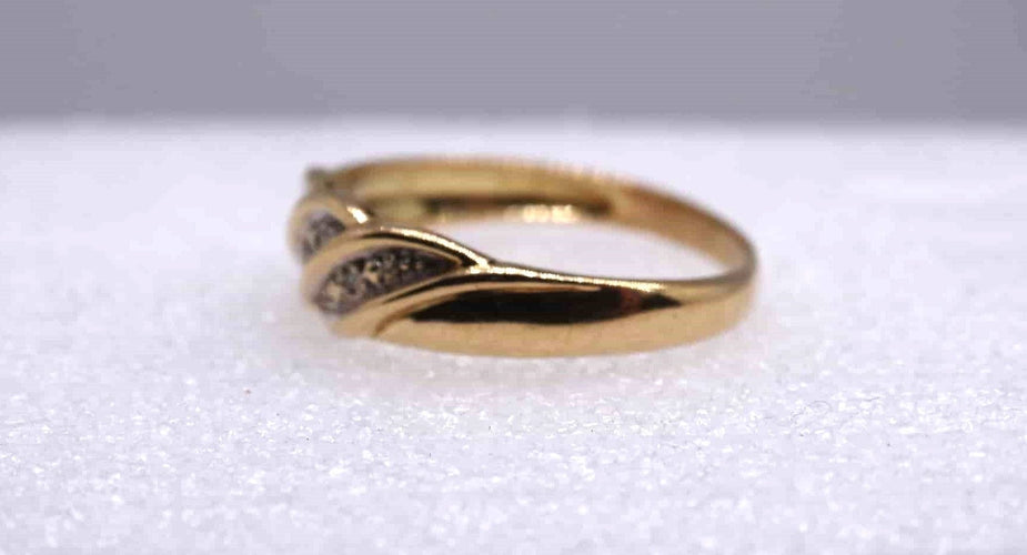 Bague Bague or et Diamants 58 Facettes 12975