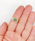 Bague 59 Bague tank style art deco or 18k émeraude calibrées et diamants taille brillants 58 Facettes A05364