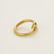 Bague 54 Bague "Serpents"  en or jaune et rubis de synthèse 58 Facettes BIA10342