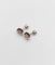 Boucles d'oreilles Puces d'oreilles diamants taille ancienne en or blanc 18k et platine 58 Facettes A04402