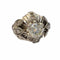Bague Bague au design rétro en or blanc avec diamants 58 Facettes CH56