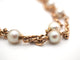 Bracelet Bracelet en or jaune et perles blanches 58 Facettes