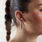 Boucles d'oreilles Boucles d'oreilles créoles saphirs et diamants 58 Facettes 1339