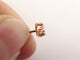 Boucles d'oreilles boucles d'oreilles puces CARTIER c en or rose diamant 0.48ct s 58 Facettes 270984