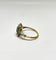 Bague 57 Bague Art Deco or jaune émeraudes et diamants 58 Facettes
