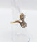 Bague 51 Bague toi et moi antique or jaune, diamants, monture à enroulement (circa 1900) 58 Facettes A05284