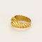 Bague 57.5 Bague en or jaune et rose diamantée 58 Facettes POI0046