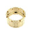 Bague 57 CARTIER - Bague TANK modèle large or jaune 58 Facettes